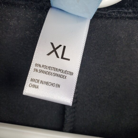 Vintage M Fasis Black Crushed Velvet Dark Academia Gothic Witchy Chic Dress XL - Picture 5 of 8